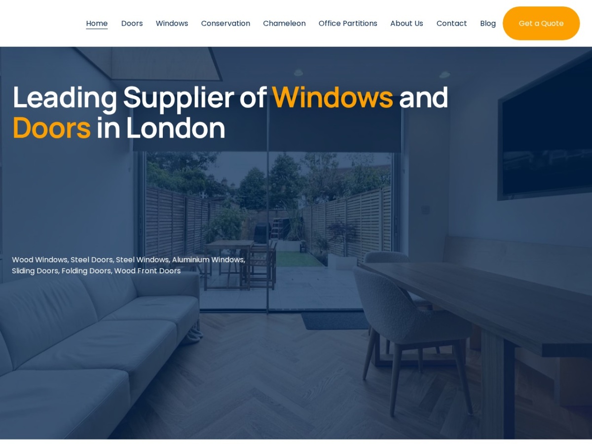 AtoZ Design & Glass website